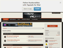 Tablet Screenshot of huoltovalikko.com